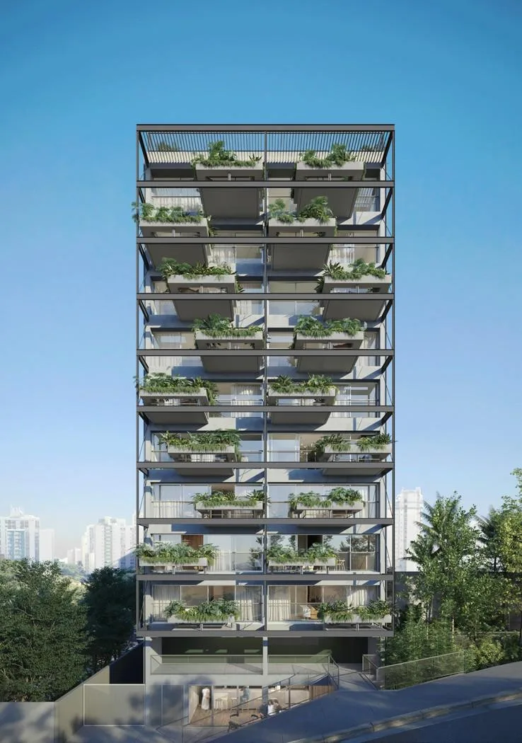 Perspectiva do edifício Tuca em Perdizes